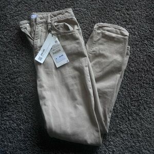 New Zara Tan Jeans